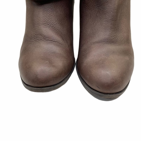 Nine West Brwn Suede/Leather Natica Roll-down Boot - Picture 5 of 11